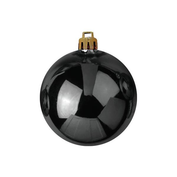 EUROPALMS Deco Ball 10cm, black 4x