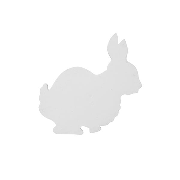 EUROPALMS Silhouette Bunny, white, 56cm