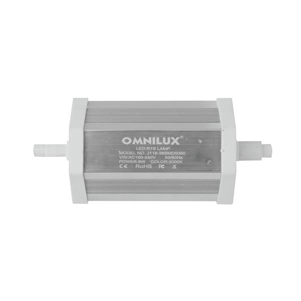 OMNILUX LED R7S 230V 8W 6400K SMD5050 dimmable