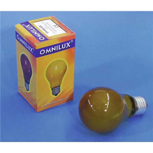 Žarnica OMNILUX A19 230V/25W E-27 rumena