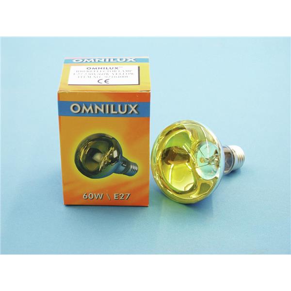 OMNILUX R80 230V/60W E-27 yellow