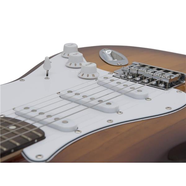 DIMAVERY ST-203 E-Guitar, sunburst