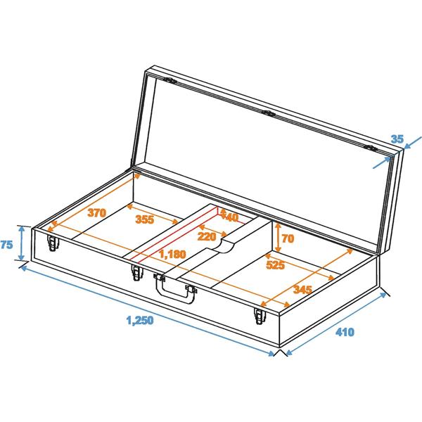 Case for E-Bass Dimavery 